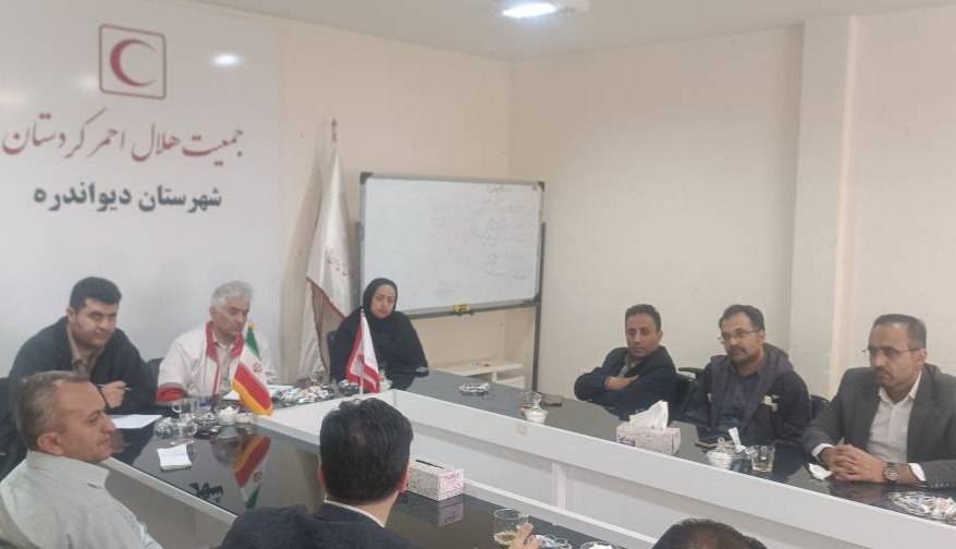 ⭕️برگزاری کارگاه آموزشی فرهنگ ایمنی و مخاطرات طبیعی در هلال‌احمر دیواندره
